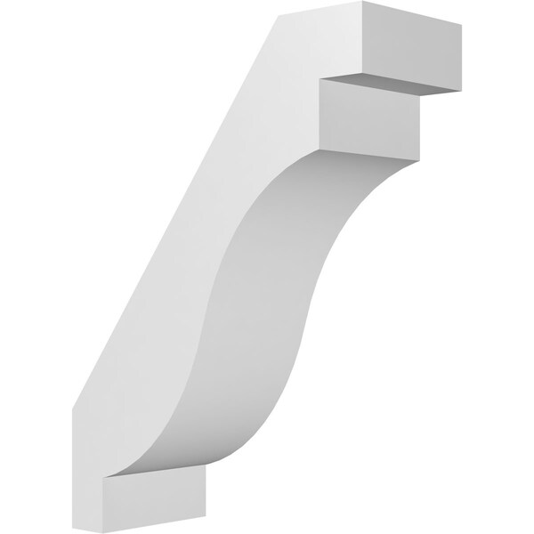 Ekena Millwork 5-in. W x 12-in. D x 16-in. H Copenhagen Architectural Grade PVC Knee Brace BRCP05X12X16CHG - main